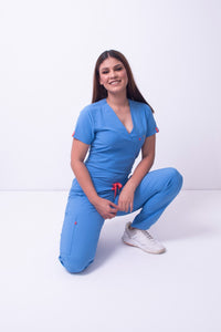 Uniforme Van Gogh Azul Royal