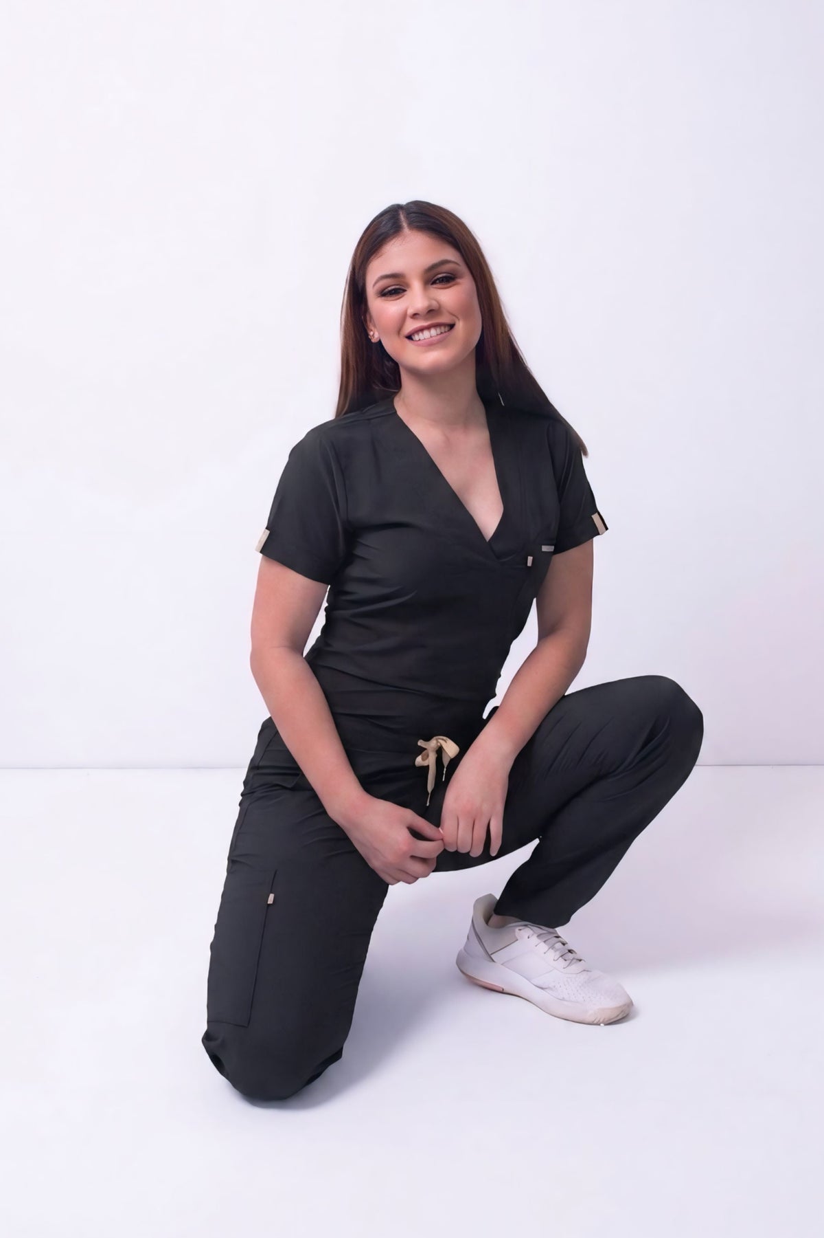 Uniforme Médico COUS Van Gogh Negro Mujer