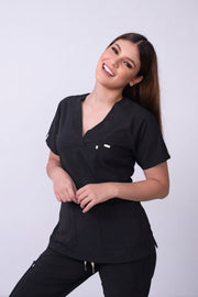 Uniforme Médico COUS Van Gogh Negro Mujer