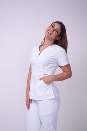 Uniforme Dalí Blanco Stretch