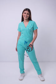 Uniforme Médico COUS Van Gogh Verde Menta Mujer