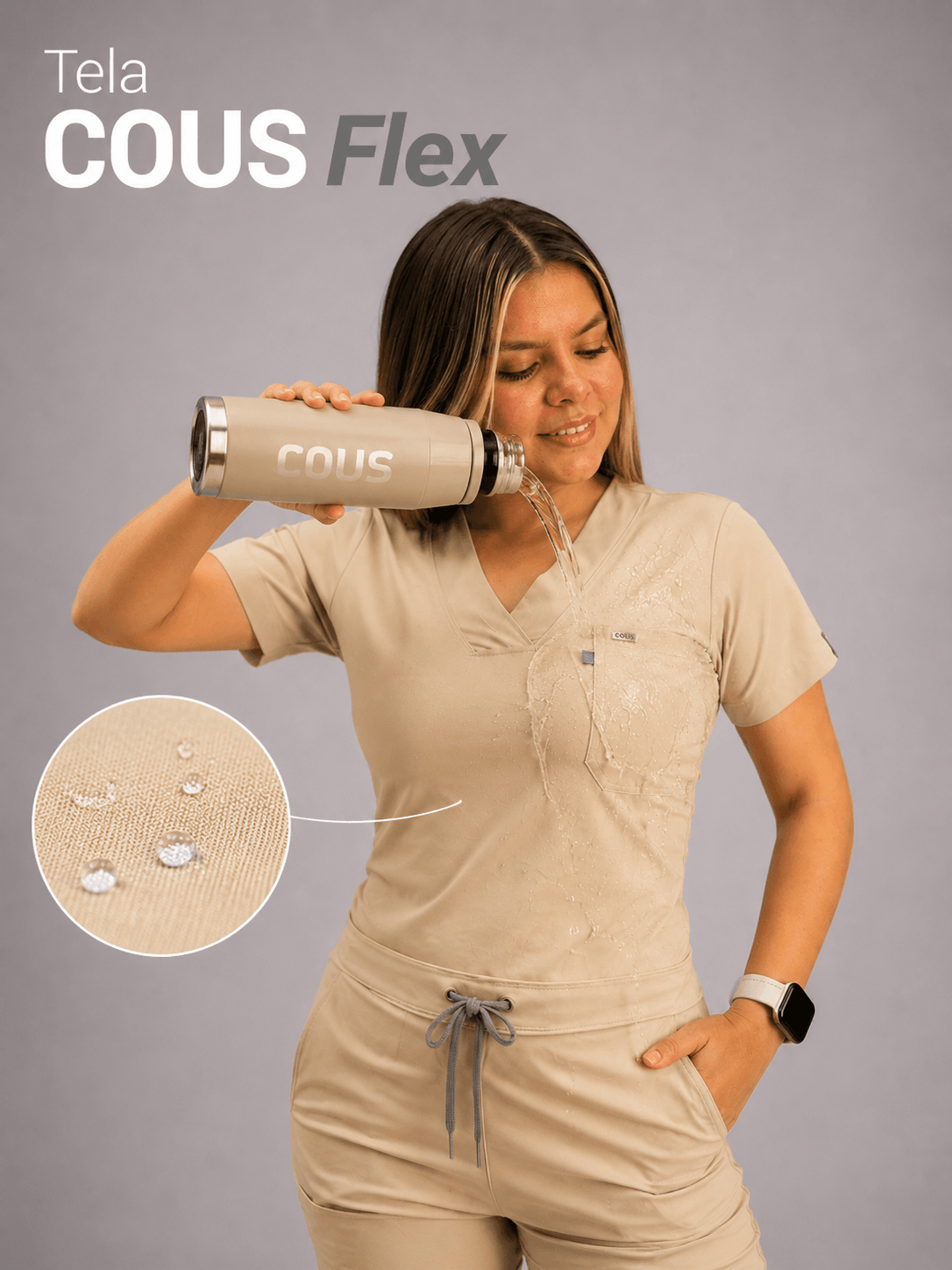 Uniforme Médico COUS Van Gogh Beige Mujer