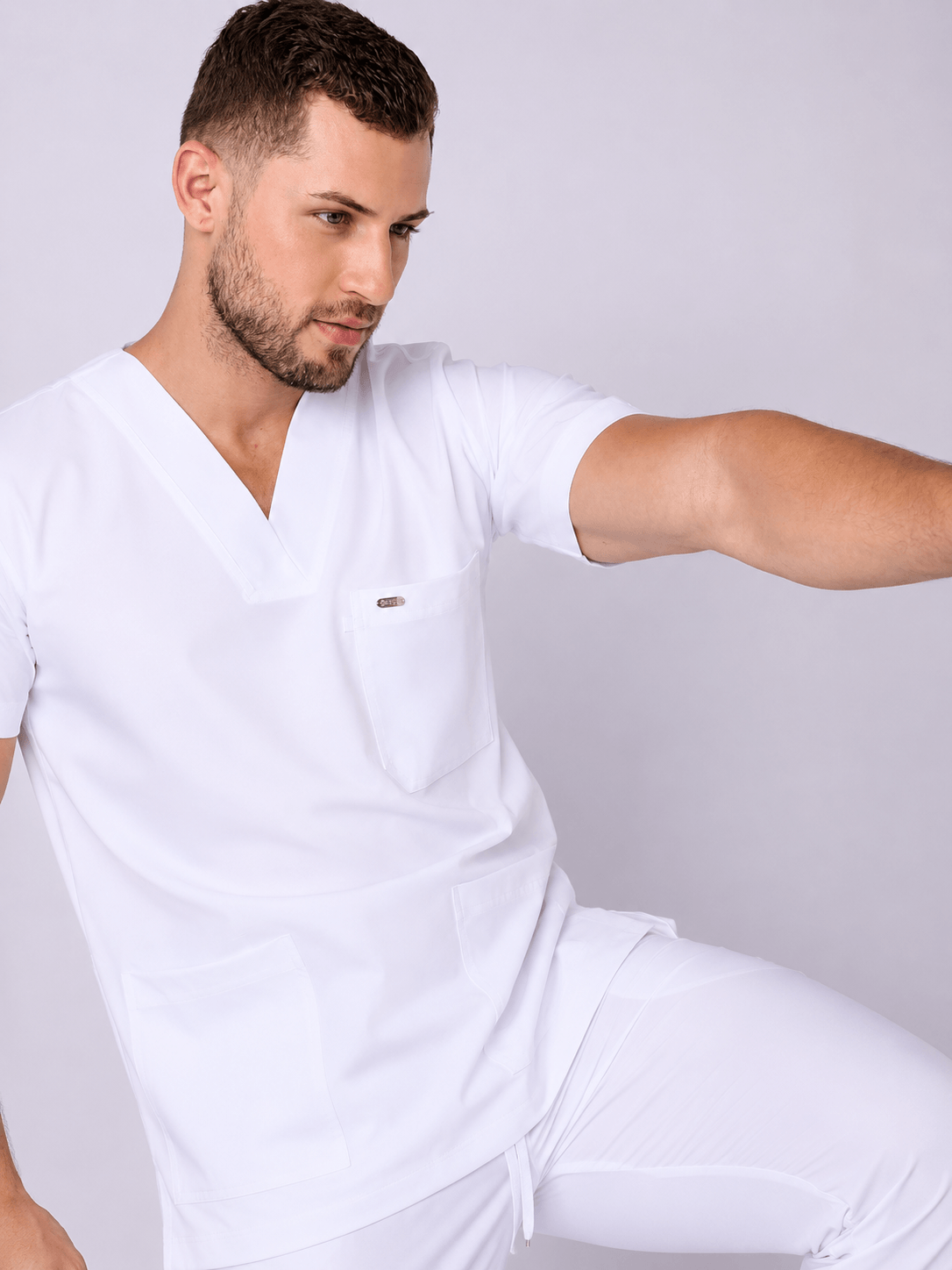Uniforme Médico COUS Van Gogh Blanco Hombre