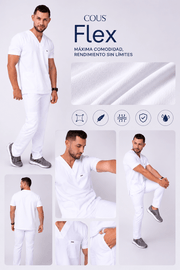 Uniforme Médico COUS Van Gogh Blanco Hombre