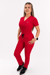 Uniforme Van Gogh Rojo Cereza