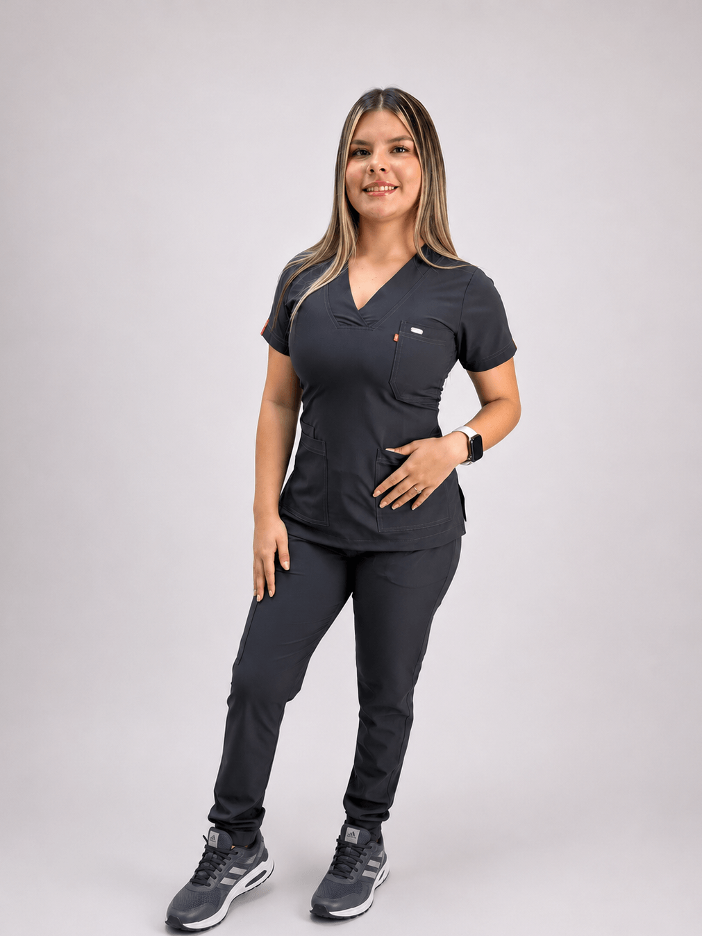 Uniforme Médico COUS Van Gogh Gris Oscuro Mujer