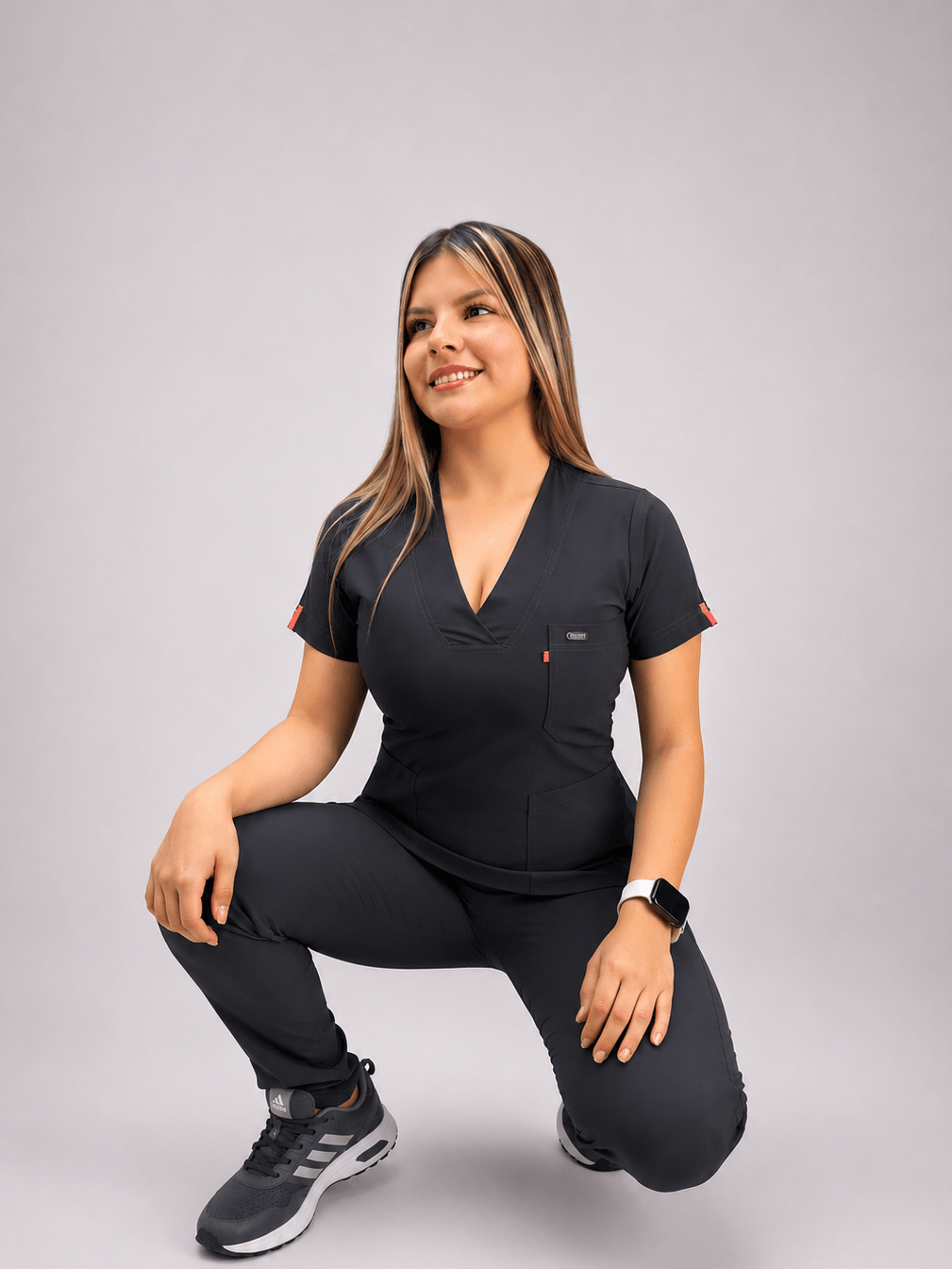 Uniforme Médico COUS Van Gogh Gris Oscuro Mujer