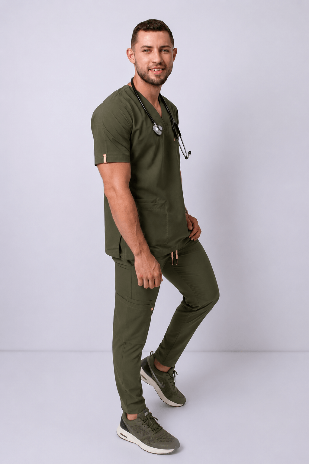 Uniforme Médico COUS Van Gogh Verde Oliva Hombre