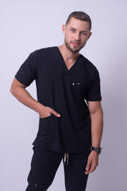 Uniforme Médico COUS Van Gogh Negro Hombre