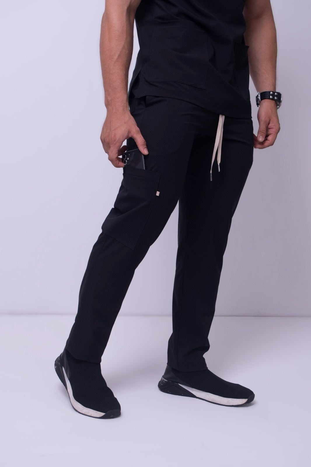 Uniforme Médico COUS Van Gogh Negro Hombre