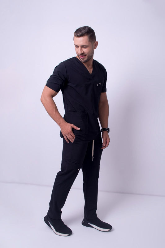 Uniforme Médico COUS Van Gogh Negro Hombre