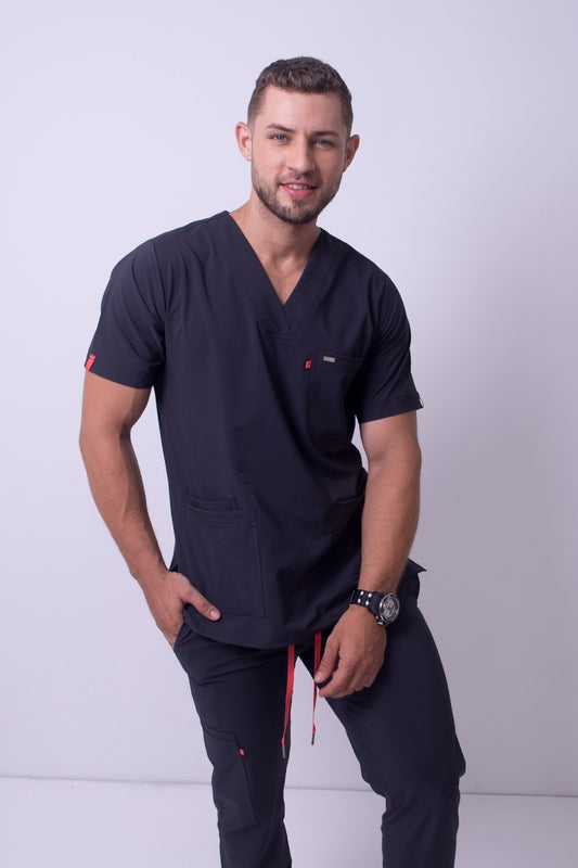 Uniforme Stretch Van Gogh Gris Oscuro