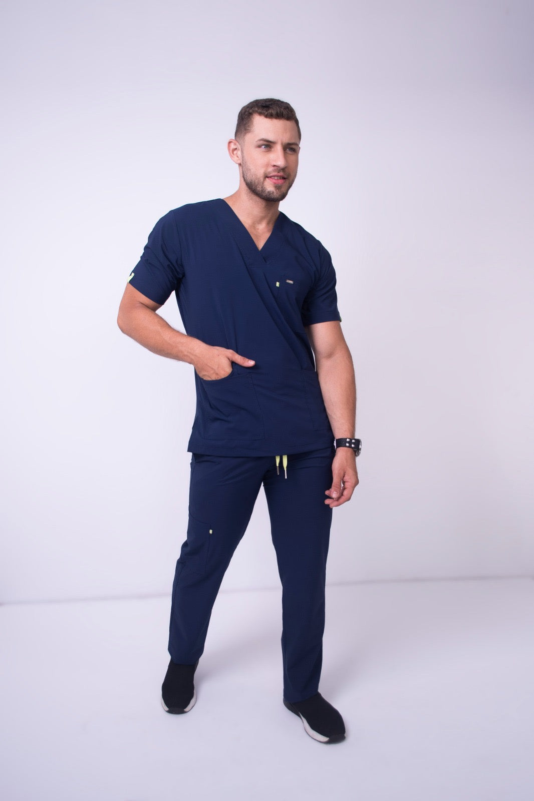 Uniforme Médico COUS Van Gogh Azul Día Hombre