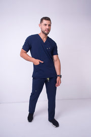 Uniforme Médico COUS Van Gogh Azul Día Hombre
