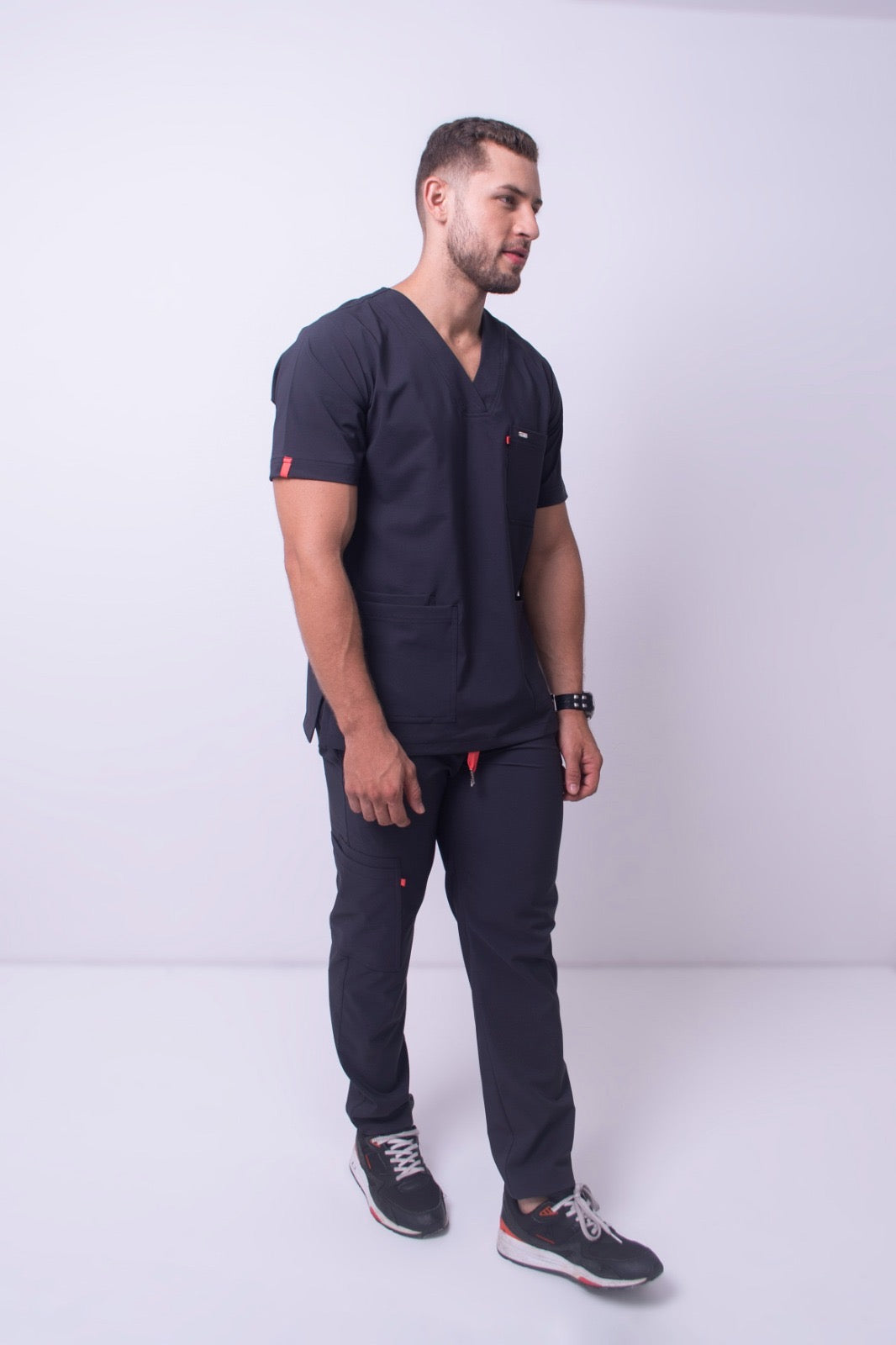 Uniforme Médico COUS Van Gogh Gris Oscuro Hombre