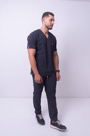 Uniforme Médico COUS Van Gogh Gris Oscuro Hombre